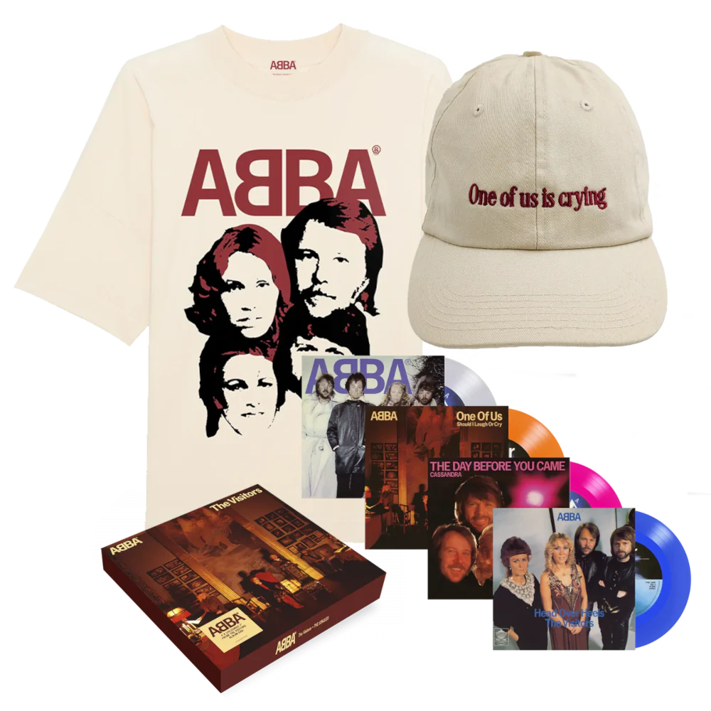 The Visitors Box + ABBA T-Shirt / XL + Cap