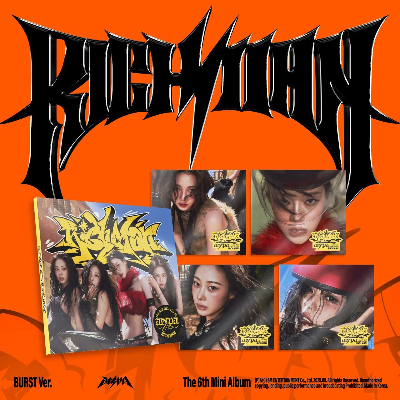 The 6th Mini Album 'Rich Man' (BURST Ver.) (NINGNING Version)