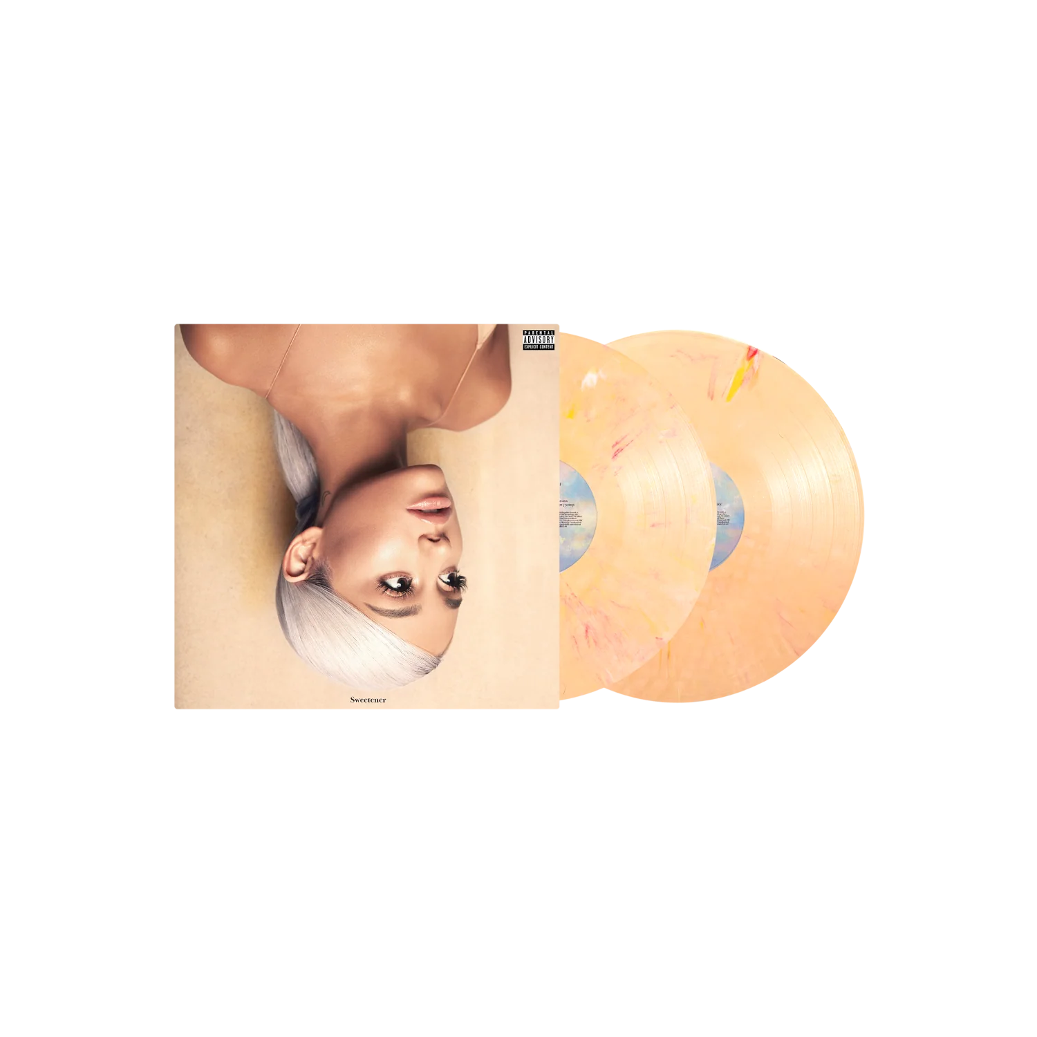 sweetener 2lp (peach colored opaque)