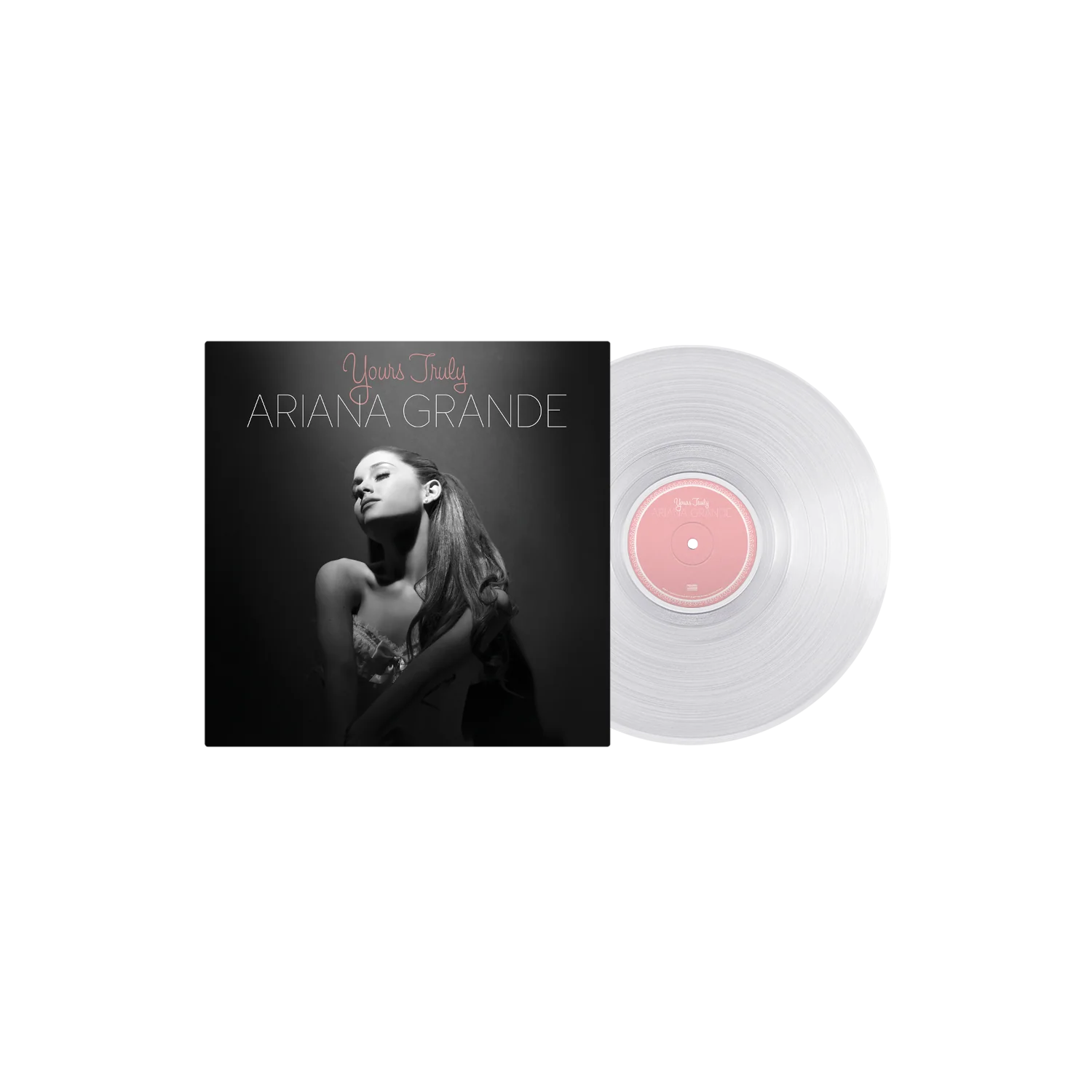 yours truly lp (clear & white swirl)