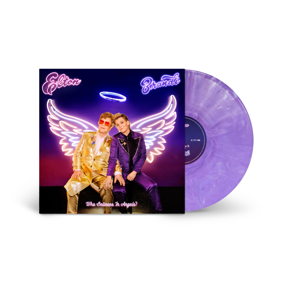 Store Exclusive Purple Marble Vinyl + Album Cover Black T-Shirt + Litho Print + Tote Bag + Slipmat - Image 3