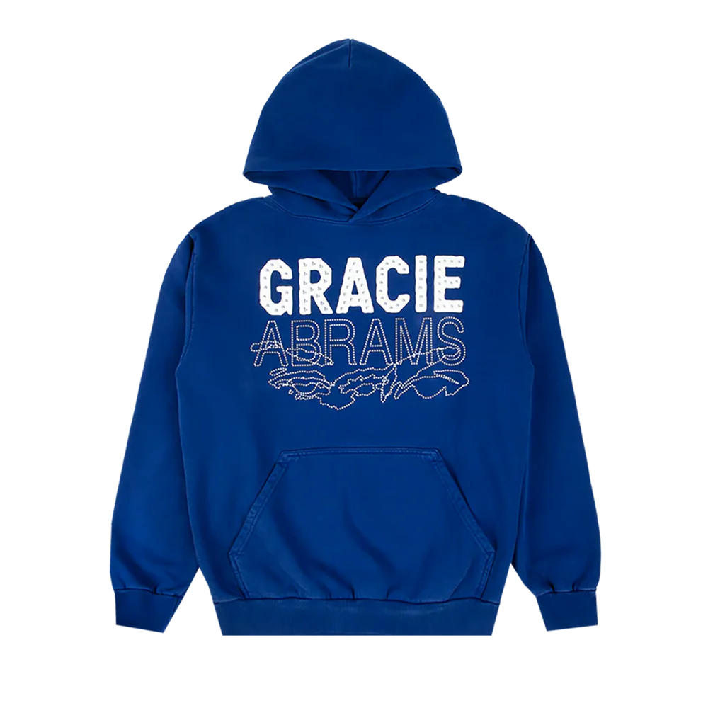 Gracie Abrams Letter Repeat Navy Unisex Hoodie - Image 3