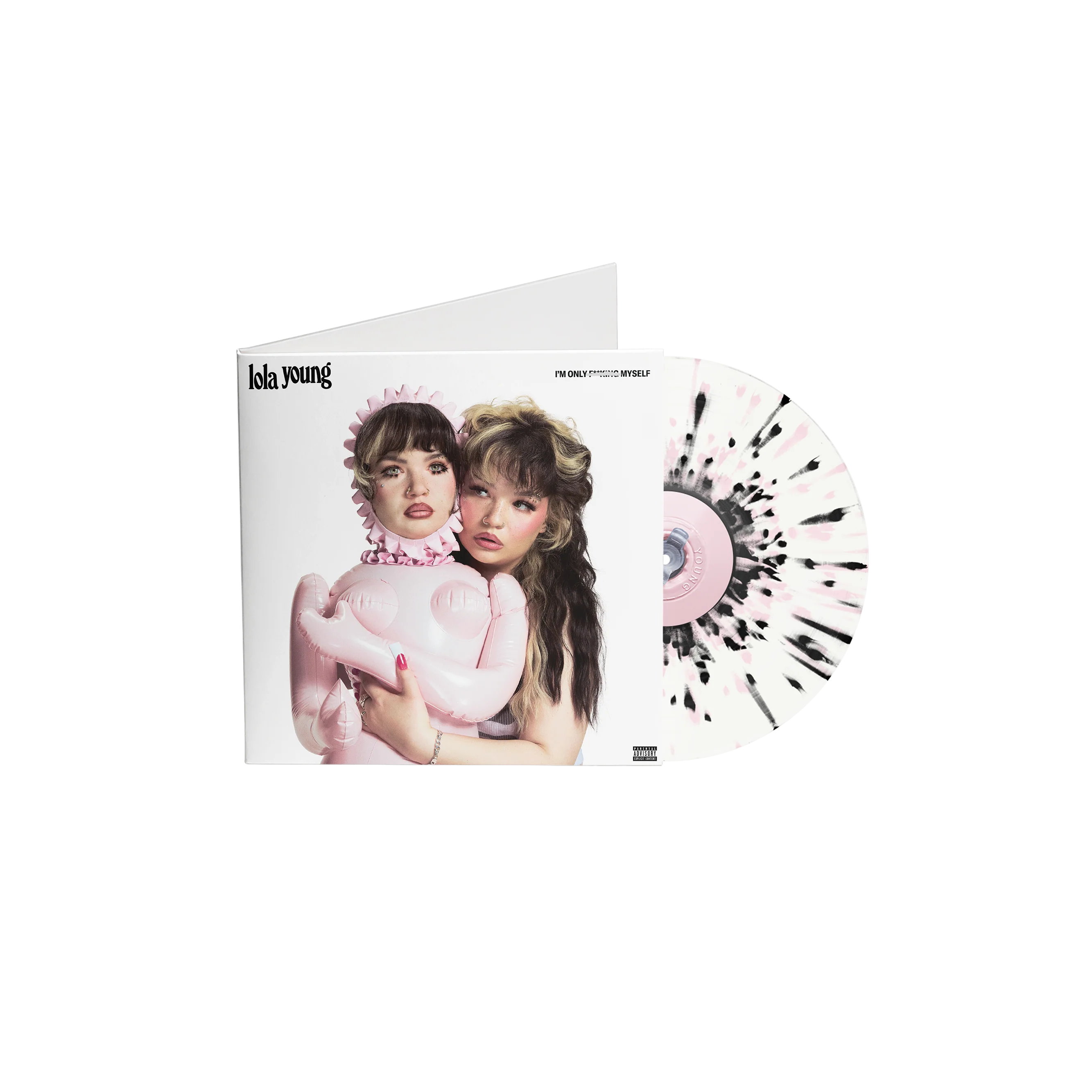 I’m Only F**king Myself: The ‘Blisters’ Edition (Pink & Black Splatter Vinyl LP) + signed art card