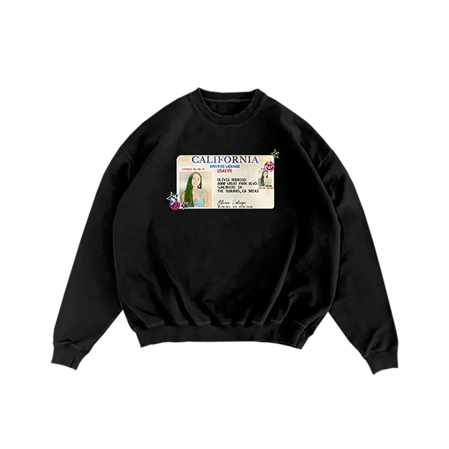 drivers license 5 year anniversary crewneck