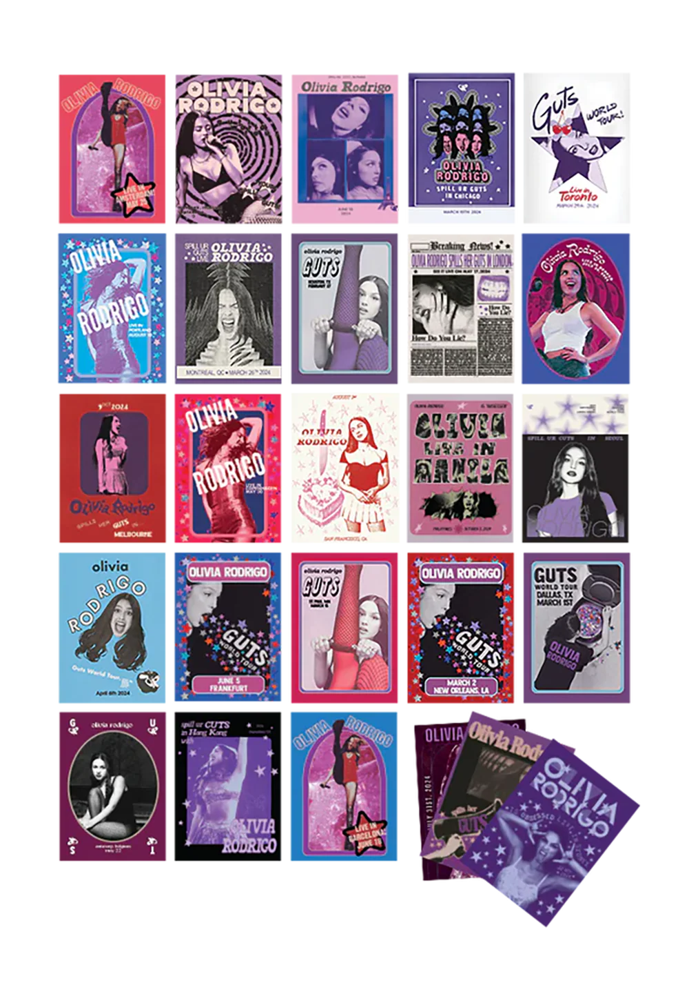 Olivia Rodrigo GUTS Trading Card Pack - Image 2