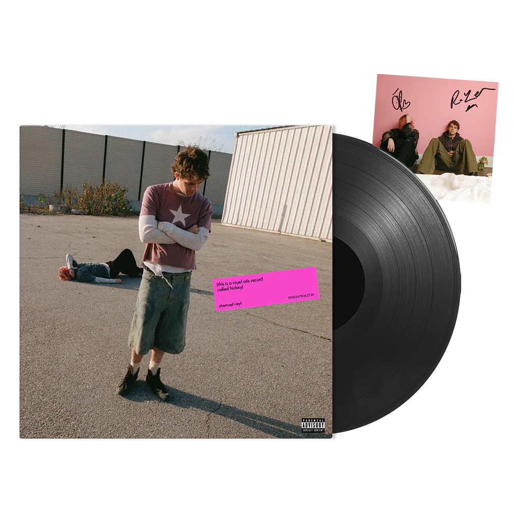 (hickey) standard charcoal vinyl + signed artcard