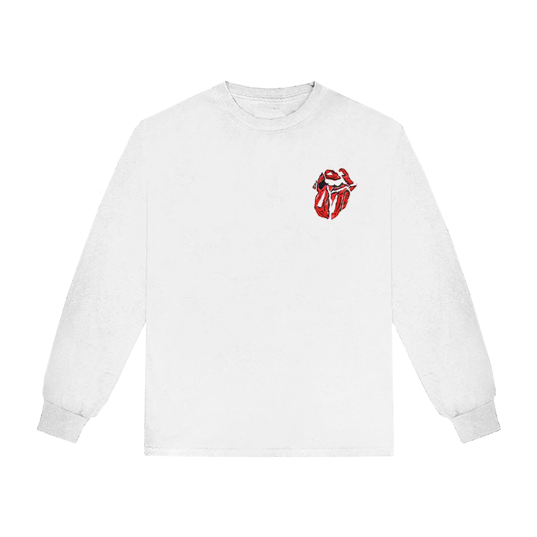 Painted Diamond Tongue White